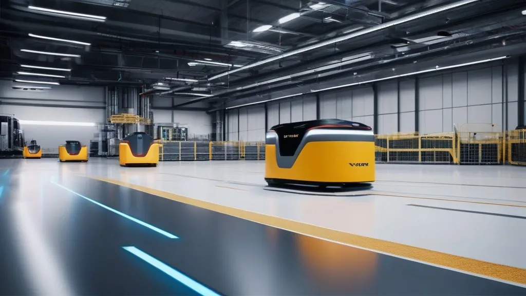 Inteligentne roboty transportowe i autonomiczne pojazdy (AGV, AMR)